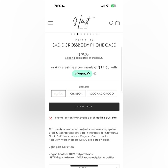 Jeane & Jax Sadie Crossbody phone case - Picture 9 of 9